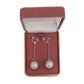 Dangly Grey Pearl Clip On Earrings(2)