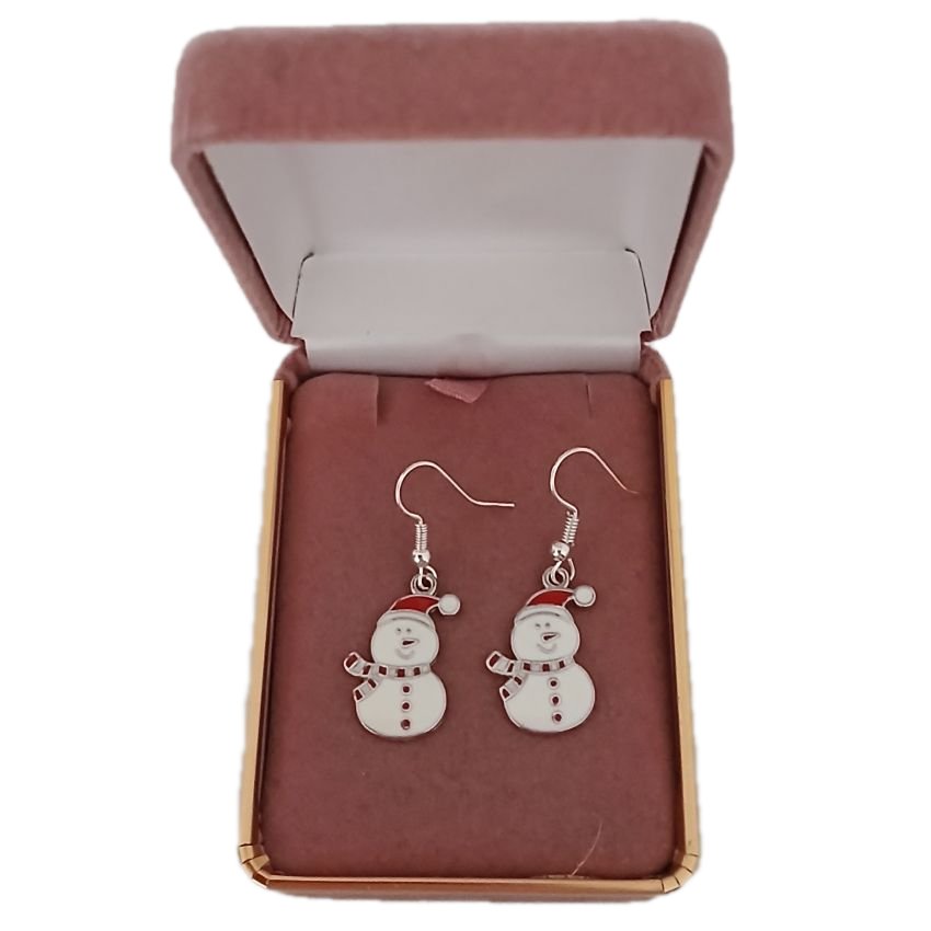 Dangly Traditional Snowman Earrings(2)