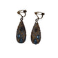 Dark Bohemian Clip On Earrings