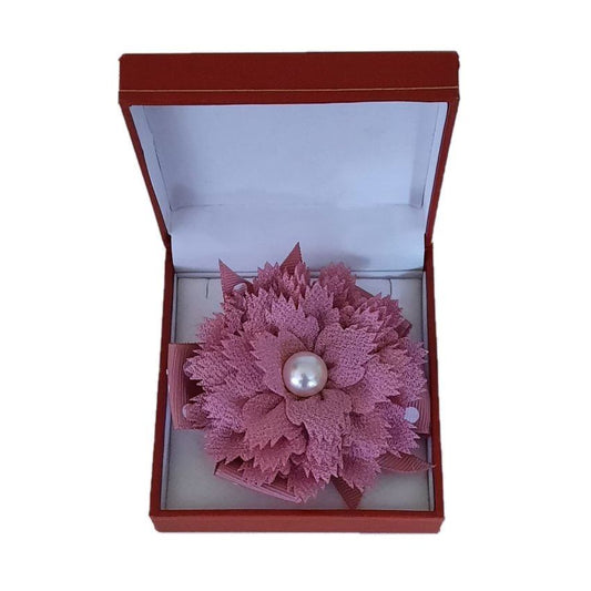 Darker Pink Flower Wrist Corsage