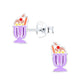 Desert Ice Cream Sterling Silver Earrings