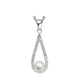 Diamante And Pearl Pendant