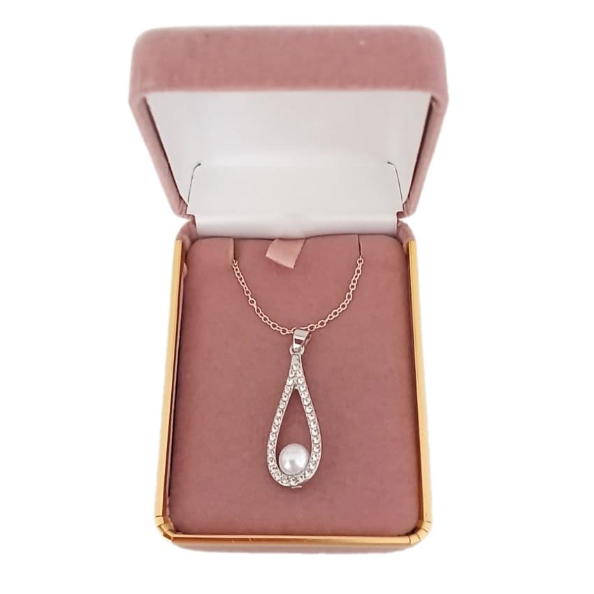 Diamante And Pearl Pendant(2)