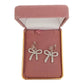 Diamante Bow Clip On Earrings(2)