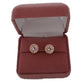 Diamante Gold Small Clip On Earrings(2)