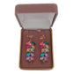 Diamante Leaf Multi Colour Clip On Earrings(2)