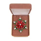 Diamante Snowflake Christmas Brooch(2)
