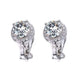 Diamante Stud Clip On Earrings