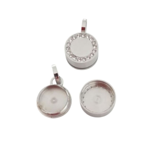 Diamante Studded Small Hair Locket