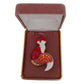 Diamante Tail Fox Brooch(2)