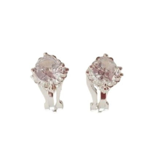 Diamond Communion Clip On Earrings