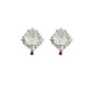 Diamond Communion Clip On Earrings
