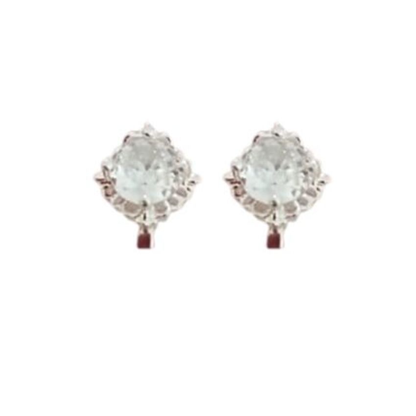 Diamond Communion Clip On Earrings
