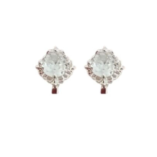 Diamond Communion Clip On Earrings