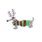 Dog In A Christmas Jumper Brooch