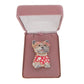 Dog With Flowers Brooch(2)
