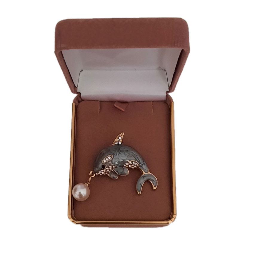 Dolphin Design Ladies Brooch(2)