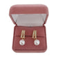 Double Diamante Top Pearl Clip On Earrings(2)