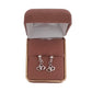 Double Heart Sterling Silver Earrings(2)