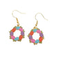 Easter Wreath Fashion Earrings