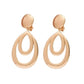 Extra Large Gold Clip On Earrings