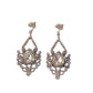 Fancy Pattern Diamante Clip On Earrings
