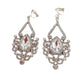 Fancy Pattern Diamante Clip On Earrings
