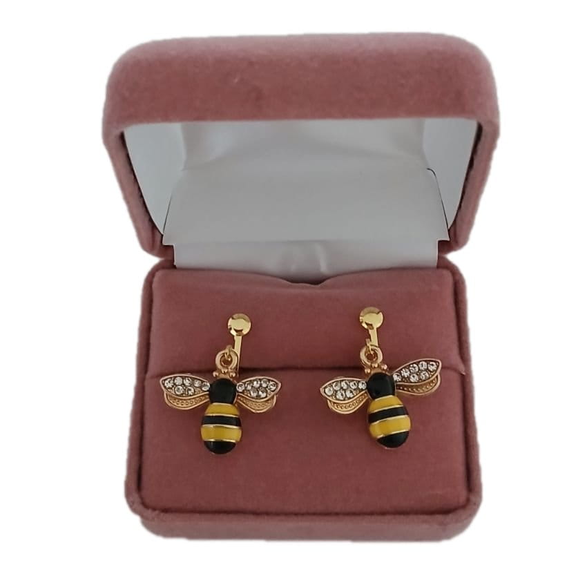 Fashion Bee Clip On Earrings(2)