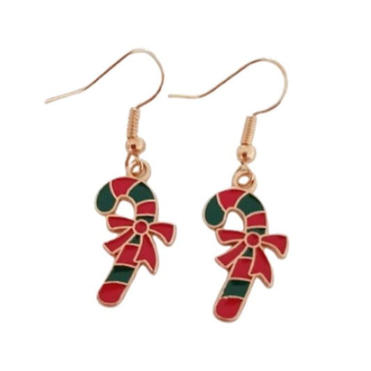 Fashion Jewellery Candy Cane Earrings