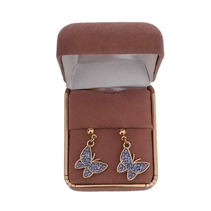 Fashion Jewellery Dangly Butterfly Earrings(2)