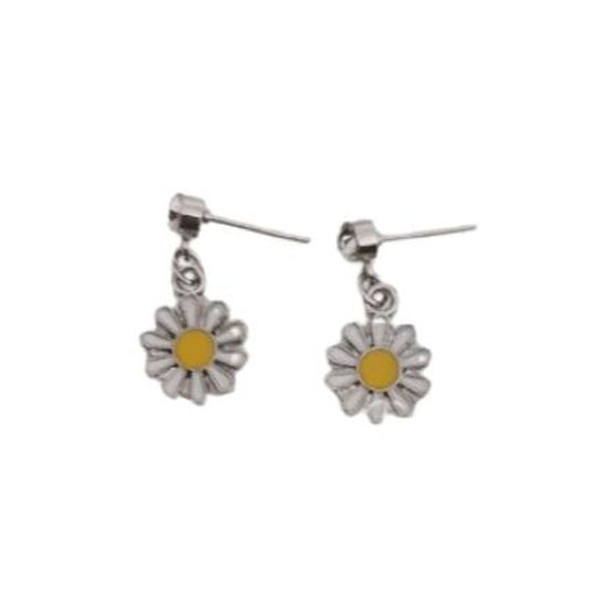 Fashion Jewellery Dangly Daisy Earrings