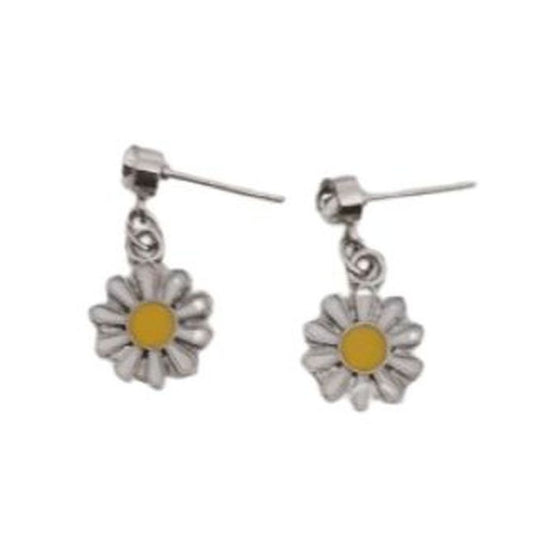 Fashion Jewellery Dangly Daisy Earrings