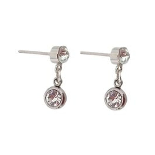 Fashion Jewellery Double Diamante Earrings
