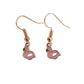Flamingo Dangly Fashion Earrings
