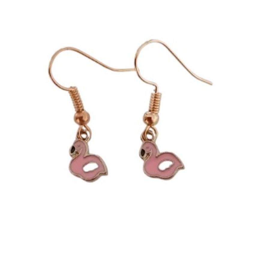Flamingo Dangly Fashion Earrings