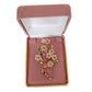 Flower Brooch Set With Diamante Stones(2)