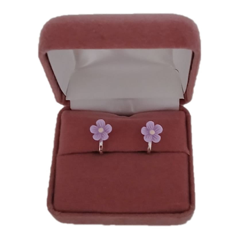 Flower Stud Childrens Clip On Earrings(2)