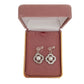 Flowery Design Pearl Clip On Earrings(2)