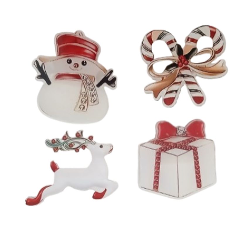 Fun Acrylic Christmas Brooch