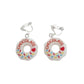 Fun Donut Clip On Earrings