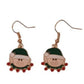 Fun Elf Christmas Hook Earrings