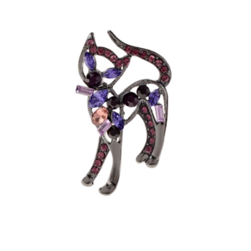 Fun Fashion Cat Brooch
