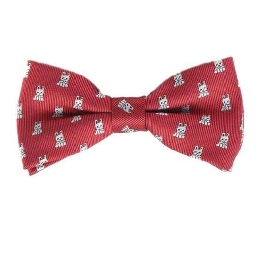 Fun Red Dog Boys Dicky Bow