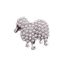 Fun Pearl Sheep Brooch