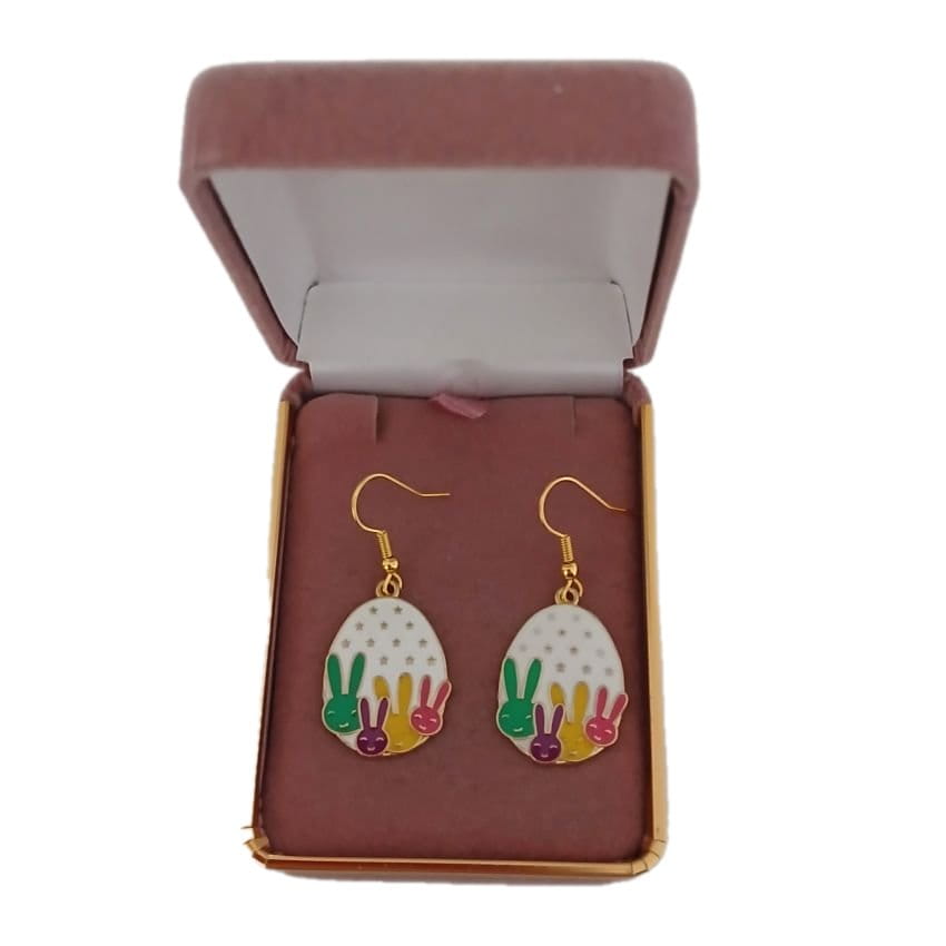 Funny Bunny Egg Fashion Earrings(2)
