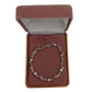 Girls Diamante Stone Silver Bracelet(2)
