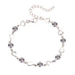 Girls Small Heart Links Silver Bracelet