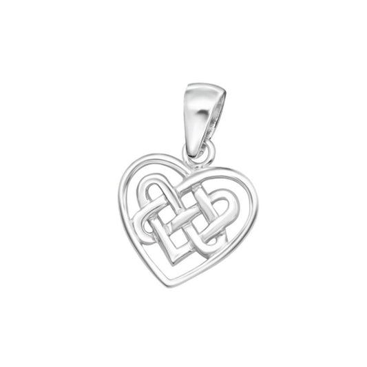 Girls Sterling Silver Celtic Design Pendant