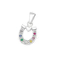 Girls Sterling Silver Horseshoe Pendant