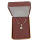 Girls Small Silver Embellished CZ Flower Pendant(2)
